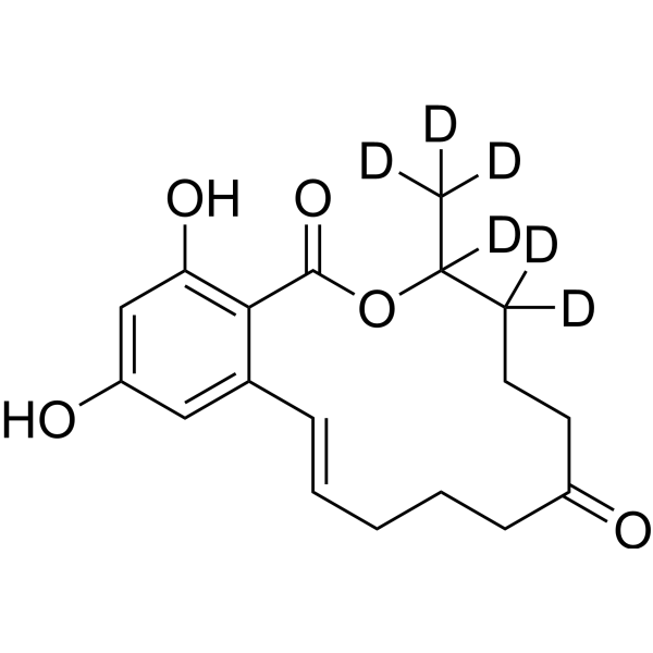 (Rac)-Zearalenone-d6 (racemic zearalenone-d6) 1185236-04-7